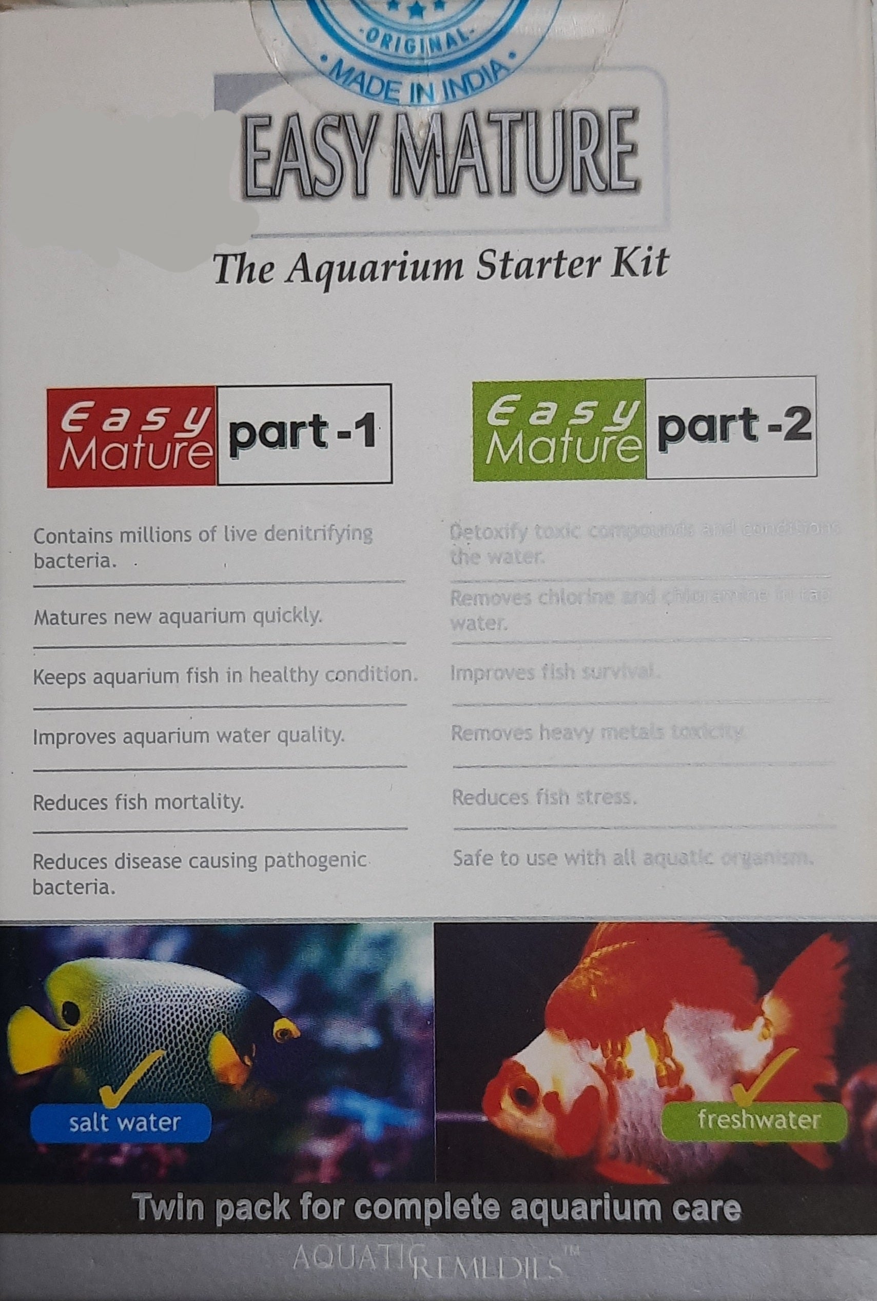 Easy Mature (The Aquarium Starter Kit) - Aquatic Remedies Product