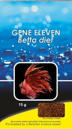 Gene Eleven Premium Betta Diet 15 Grams – RAJ FISH AQUARIUM