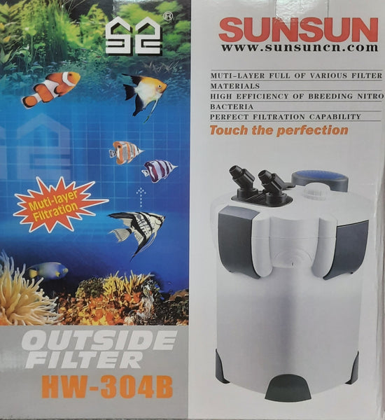 SUNSUN HW 304B External Canister Filter with UV Sterilizer Light – RAJ FISH  AQUARIUM