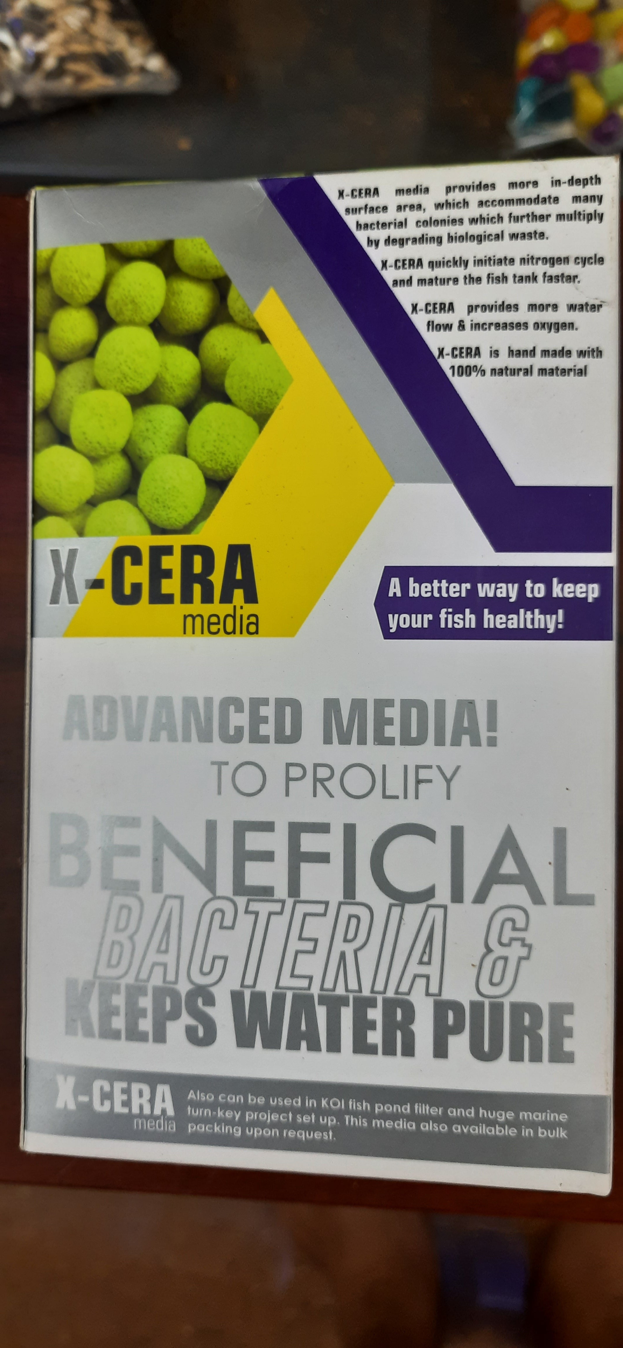 X-CERA Imported Natural Ceramic Balls Filter Media for Fresh and Salt Water