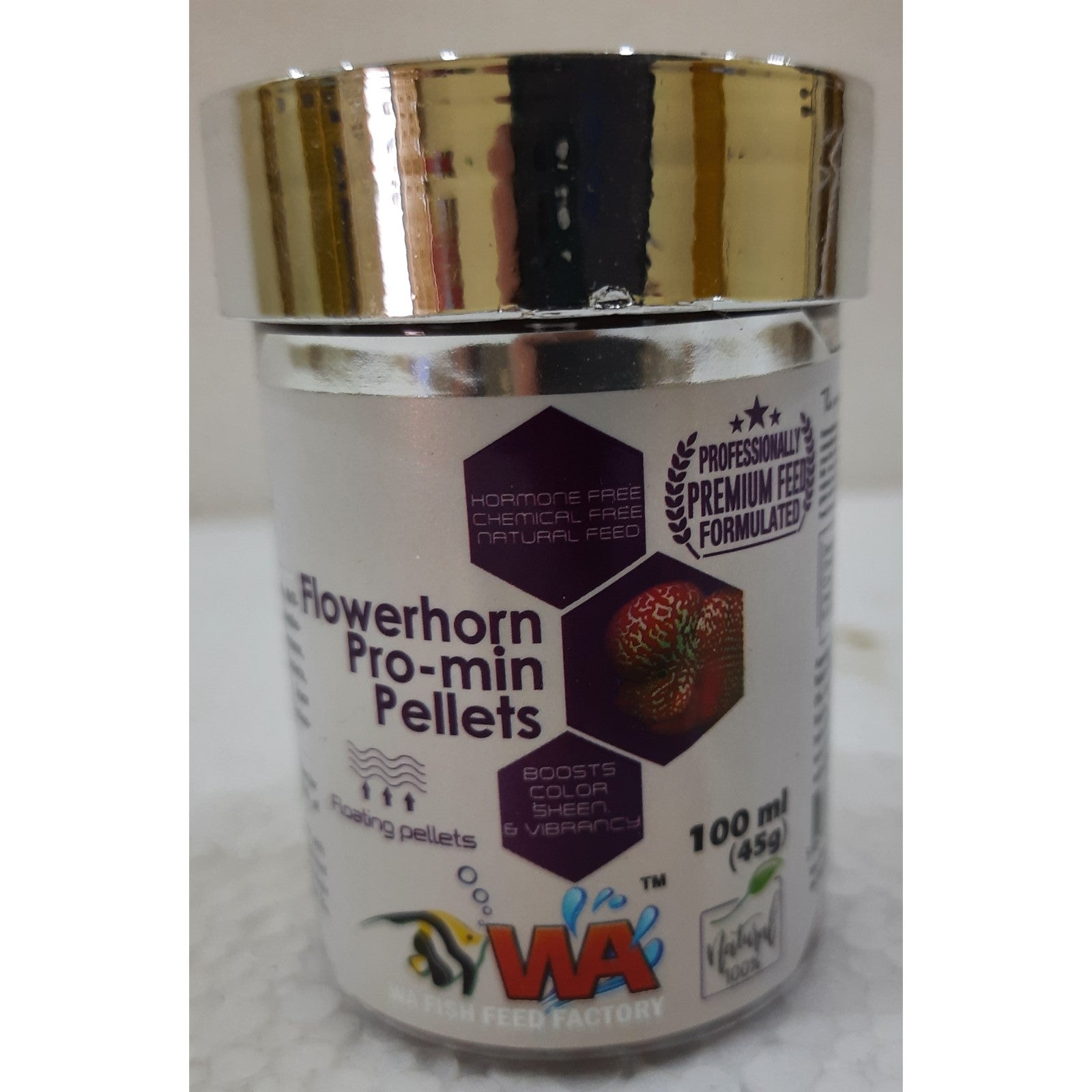 WA Product Pro Min Food for Flowerhorn 45 Grams