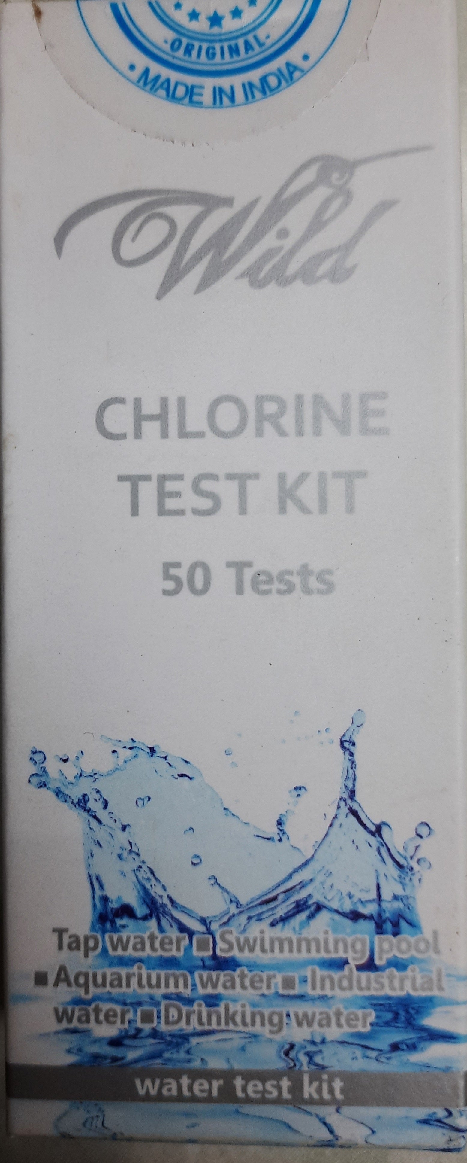 Wild Chlorine Test Kit (50 Tests) - Aquatic Remedies Product