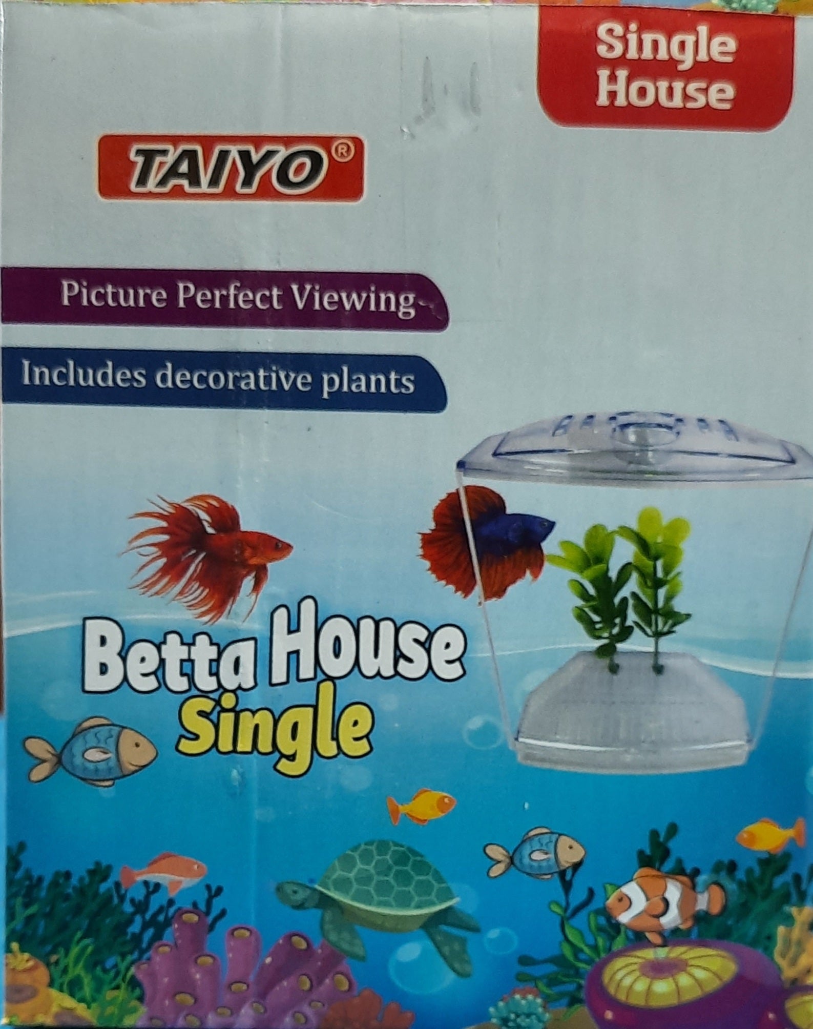 Betta House Single - Stylish Premium Betta Tank from Taiyo