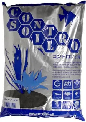 Contro Aqua Soil Planted Substrate 10 Liter Bag (Black) - Imported from Japan