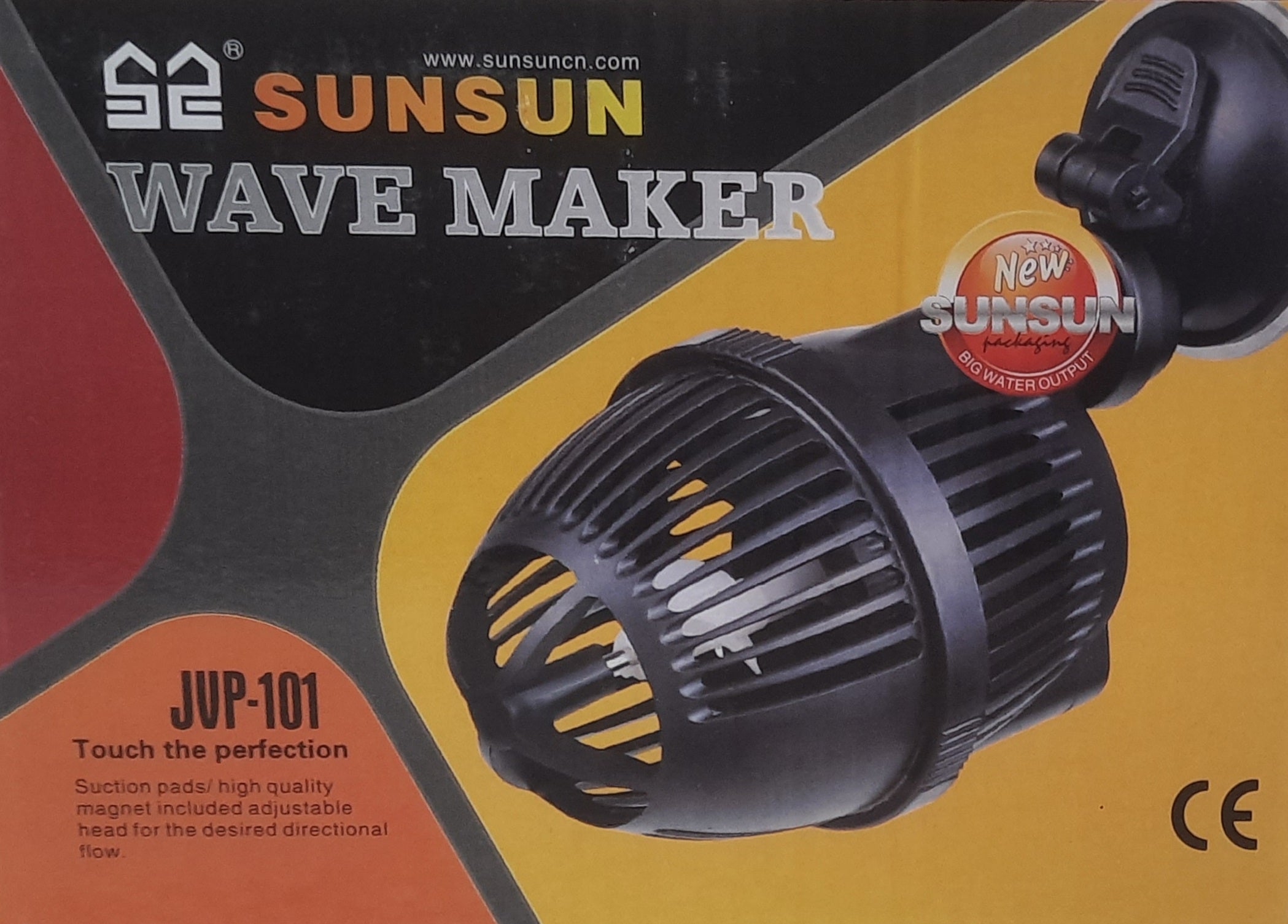 SunSun JVP-101A Pompe de brassage Wavemaker Fixation par ventouse 3000l/h  6W Eau d'aquarium