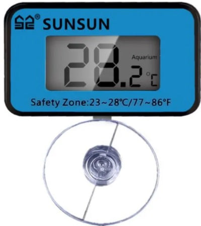SunSun WDJ-02 Termómetro con ventosa para acuario termómetro de