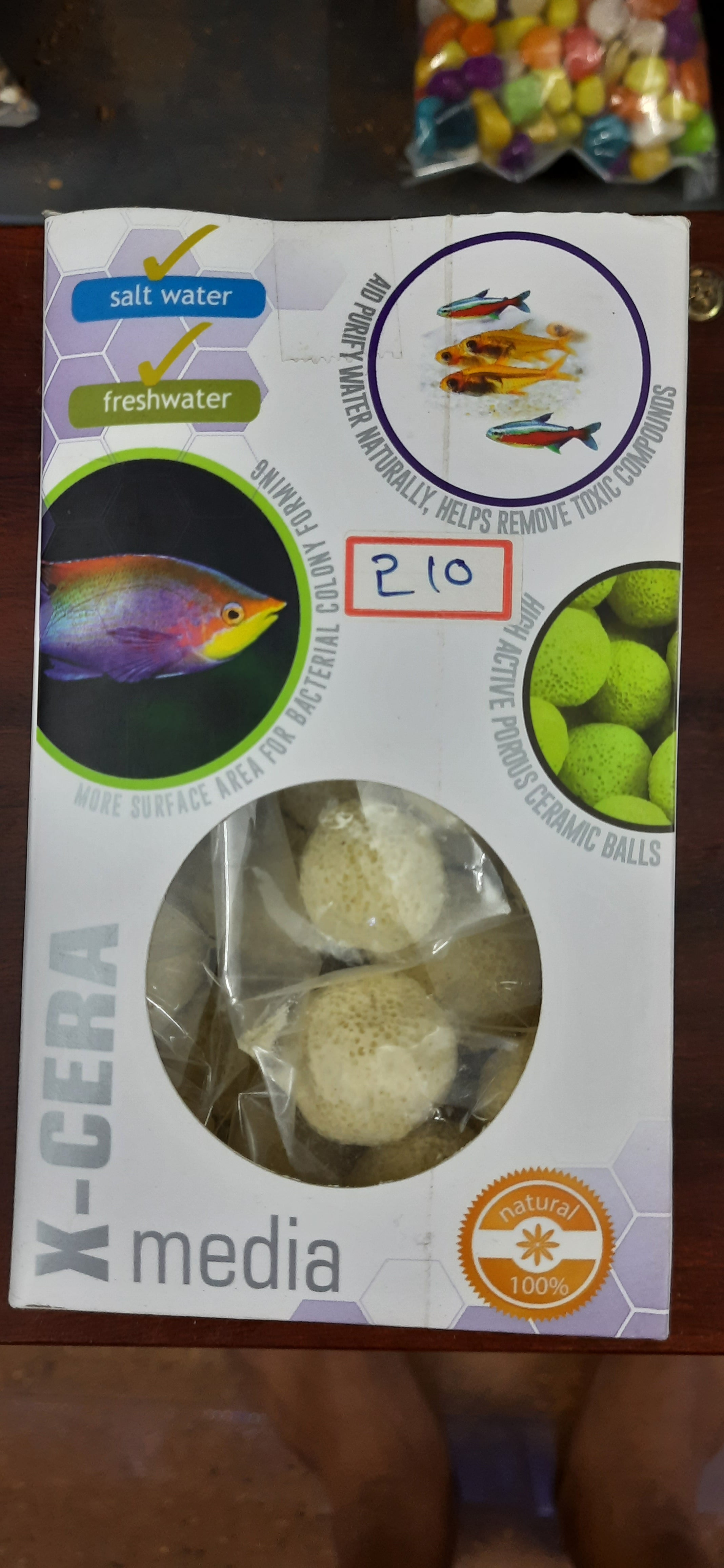 X-CERA Imported Natural Ceramic Balls Filter Media for Fresh and Salt Water
